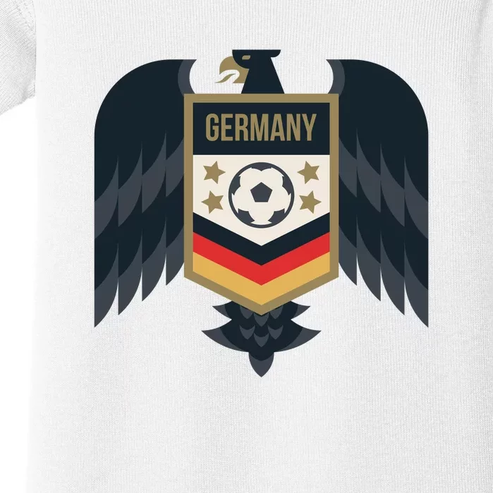 Germany Soccer Jersey German Soccer Team Eagle Baby Bodysuit