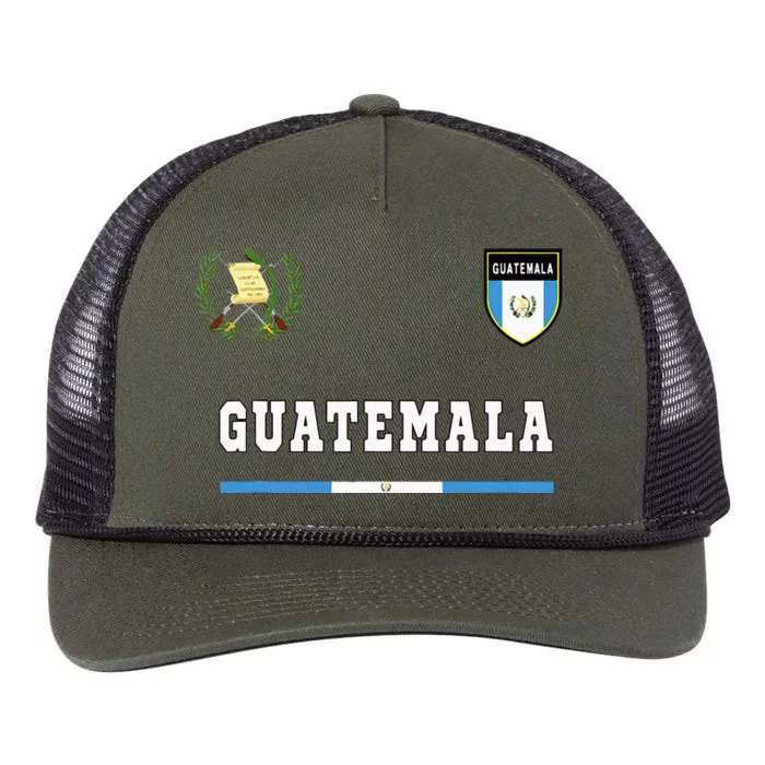 Guatemala Sportsoccer Jersey Flag Football Retro Rope Trucker Hat Cap