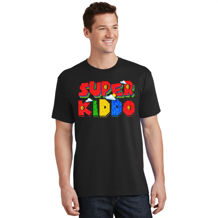 Gamer Super Kiddo Funny Gamer Outfits Funny Gift For Kiddo T-Shirt