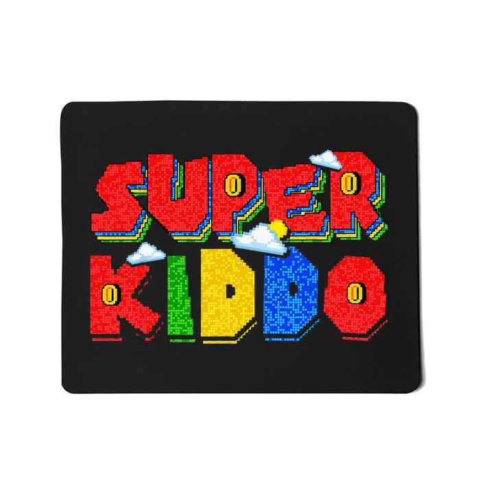 Gamer Super Kiddo Funny Gamer Outfits Funny Gift For Kiddo Mousepad