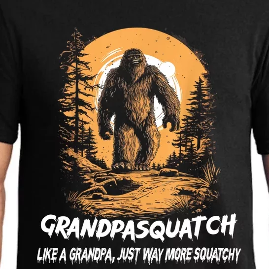 Grandpa Squatch Like A Grandpa Just Way More Squatchy Pajama Set