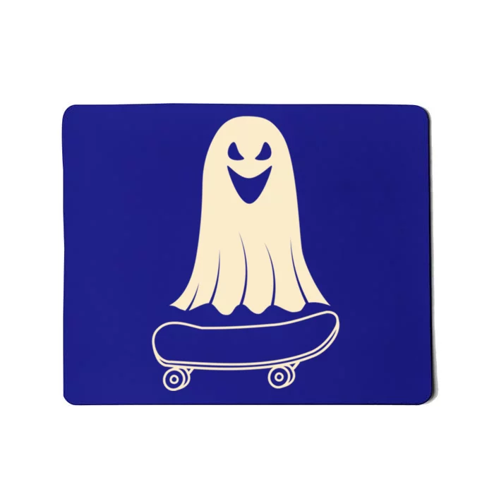 Ghost Skateboard Lazy Halloween Costume Funny Skateboarding Meaningful Gift Mousepad