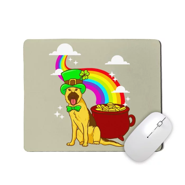 German Shepherd Leprechaun! Funny St Paddy's Day Mousepad