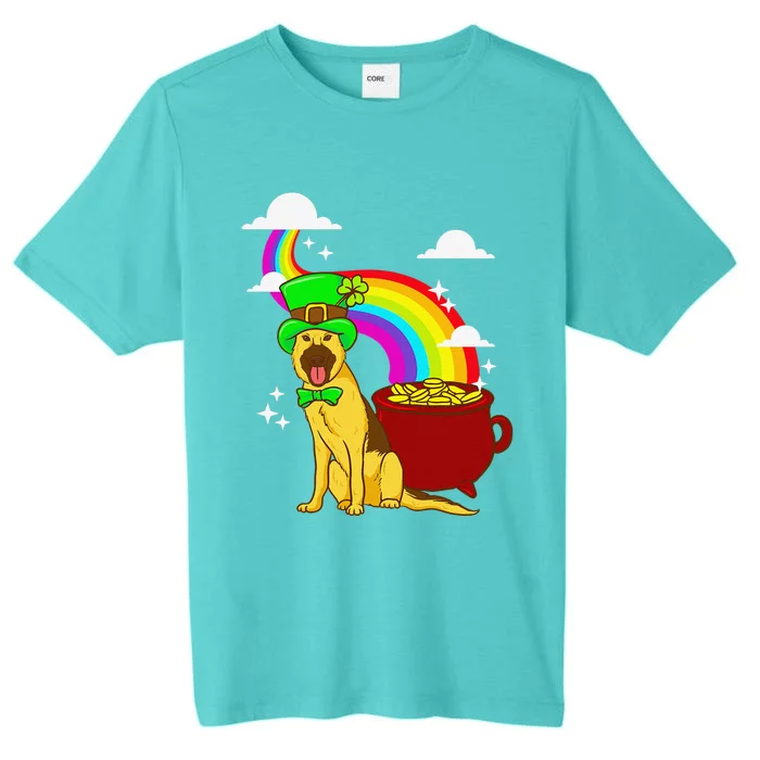 German Shepherd Leprechaun! Funny St Paddy's Day ChromaSoft Performance T-Shirt