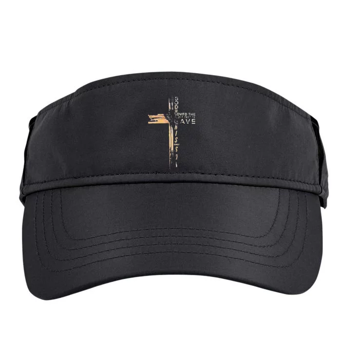 God So Loved The World That He Gave His Only Son Adult Drive Performance Visor