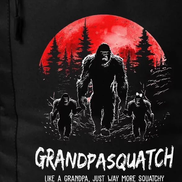 Grandpa Squatch Like A Grandpa Just Way More Squatchy Funny Daily Commute Backpack