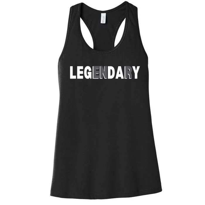 Gym Squad Leg Day  Legendary Workout Women's Racerback Tank