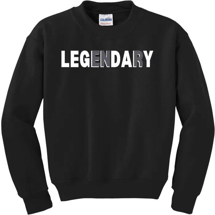 Gym Squad Leg Day  Legendary Workout Kids Sweatshirt