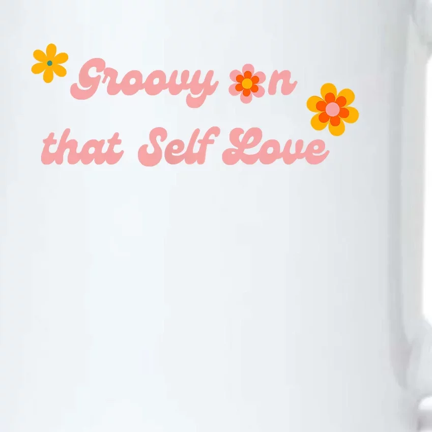 Groovy Self Love Black Color Changing Mug