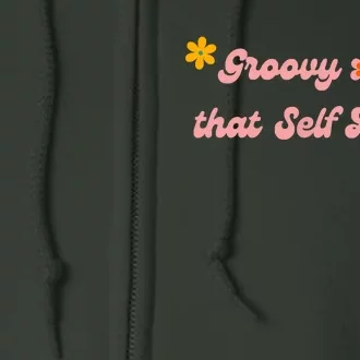 Groovy Self Love Full Zip Hoodie