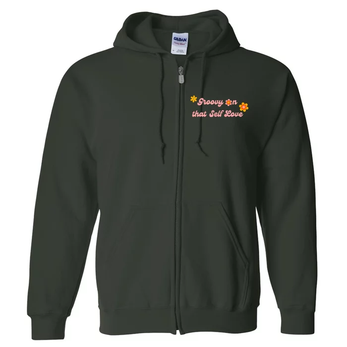 Groovy Self Love Full Zip Hoodie