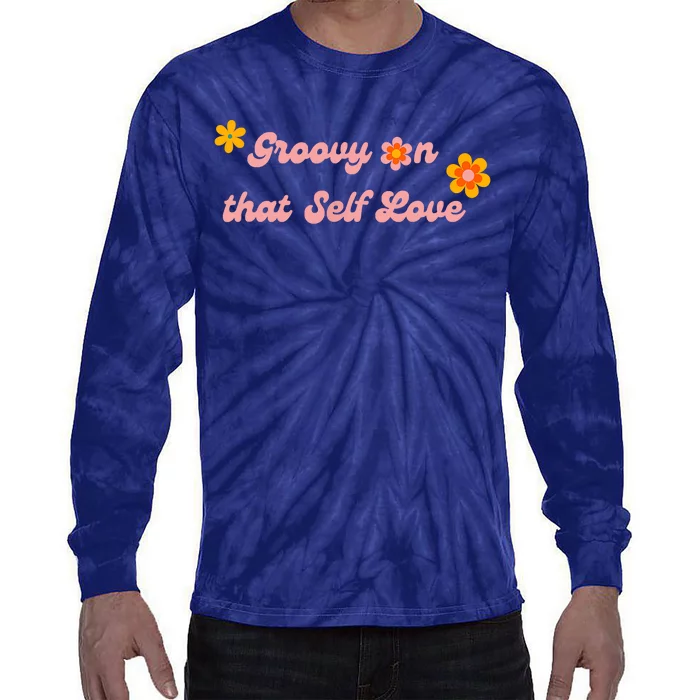 Groovy Self Love Tie-Dye Long Sleeve Shirt