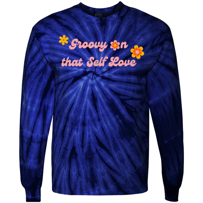 Groovy Self Love Tie-Dye Long Sleeve Shirt