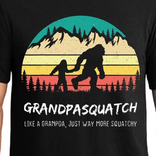 Grandpa Squatch Like A Grandpa Just Way More Squatchy Pajama Set