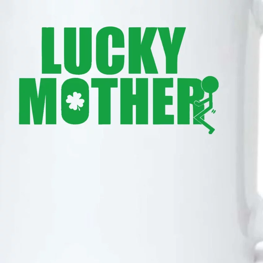 Grunt Style Lucky Mother Black Color Changing Mug