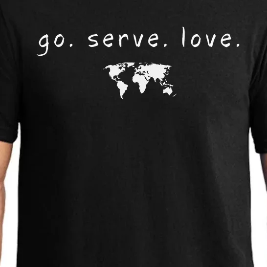 Go Serve Love World Mission Trip Ministry Christian Pajama Set