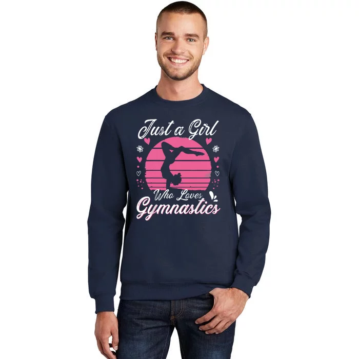 Gymnastic Sport Lover Tee Just A Girl Who Loves Gymnastics Sweatshirt