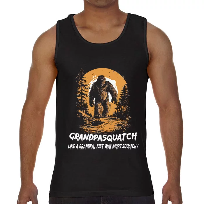 Grandpa Squatch Like A Grandpa Just Way More Squatchy Comfort Colors® Tank Top