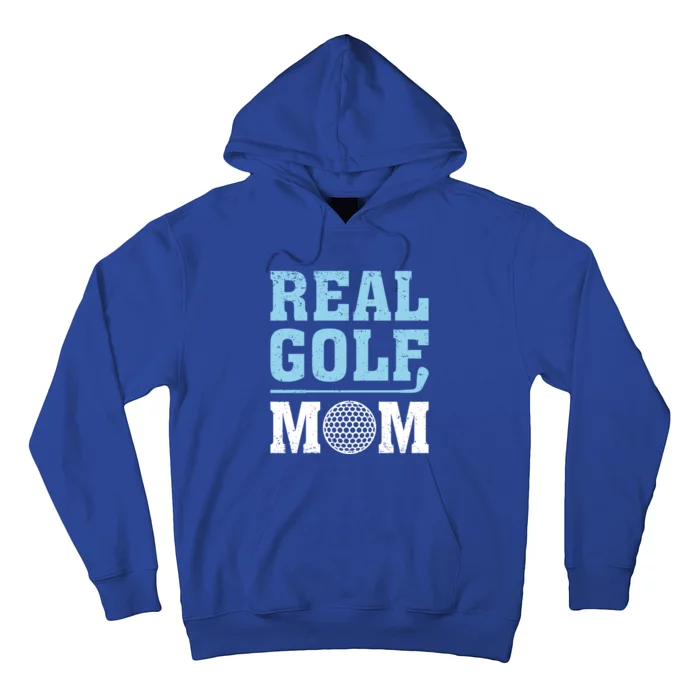 Golf Sports Lover Tee Cool Gift Real Golf Mom Mother's Day Gift Hoodie