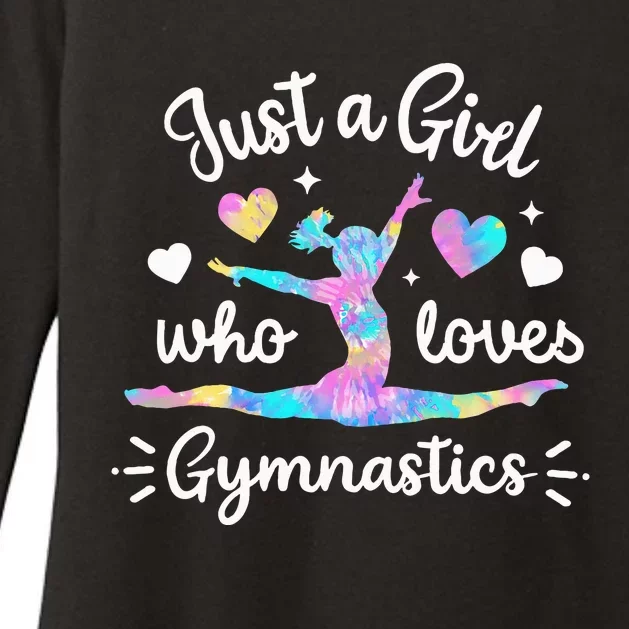 Gymnastic Sport Lover  Just A For  Gymnastics Womens CVC Long Sleeve Shirt