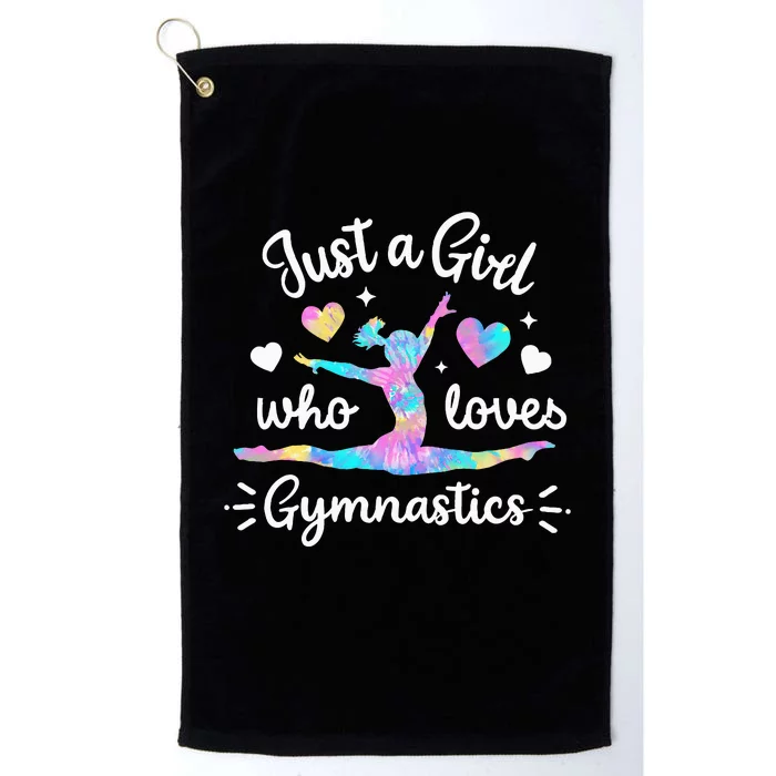 Gymnastic Sport Lover  Just A For  Gymnastics Platinum Collection Golf Towel