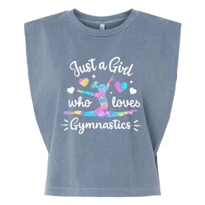 Gymnastic Sport Lover  Just A For  Gymnastics Garment-Dyed Women's Muscle Tee