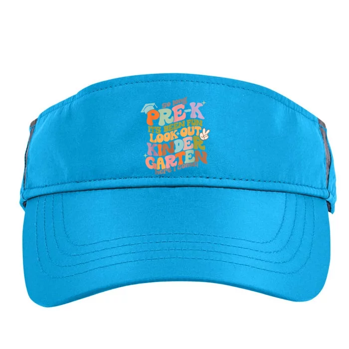 Groovy So Long Prek Look Out Kindergarten Back To School Adult Drive Performance Visor