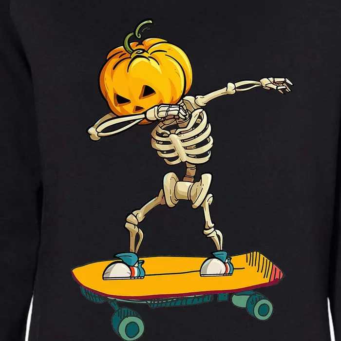 Ghost Skateboard Lazy Halloween Costume Funny Skateboarding Womens California Wash Sweatshirt