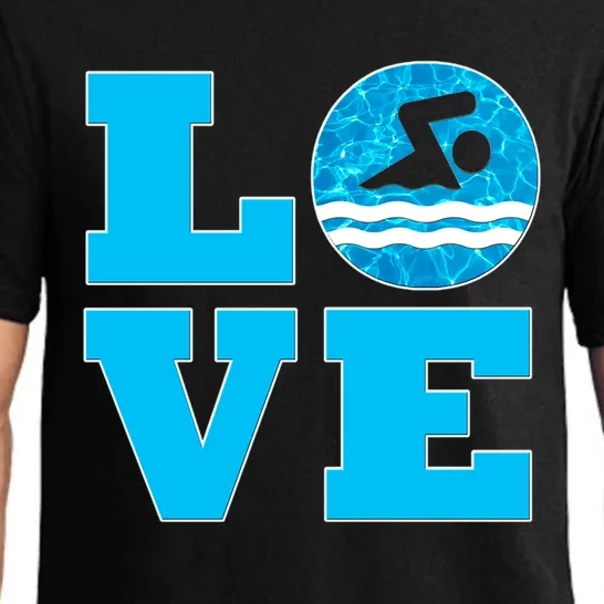 Gift Swim Love For Swimmers & Swimming Pajama Set