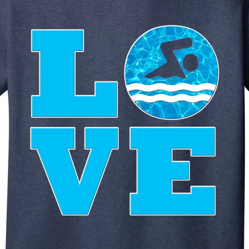 Gift Swim Love For Swimmers & Swimming T-Shirt