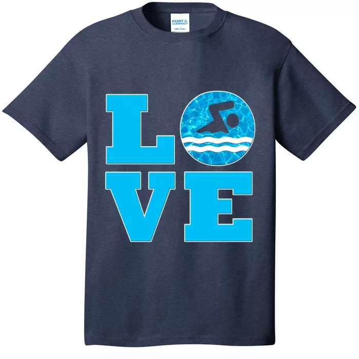 Gift Swim Love For Swimmers & Swimming T-Shirt