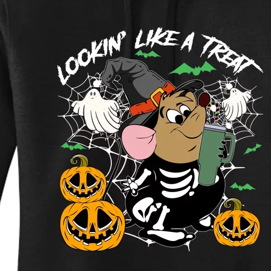 Gus Skeleton Lookin Like A Treat Halloween Women's Pullover Hoodie