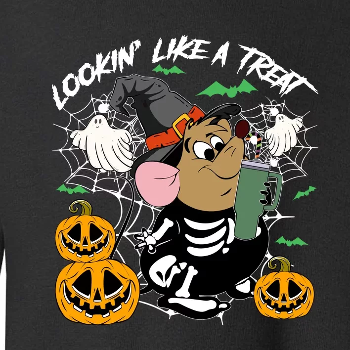 Gus Skeleton Lookin Like A Treat Halloween Toddler Sweatshirt