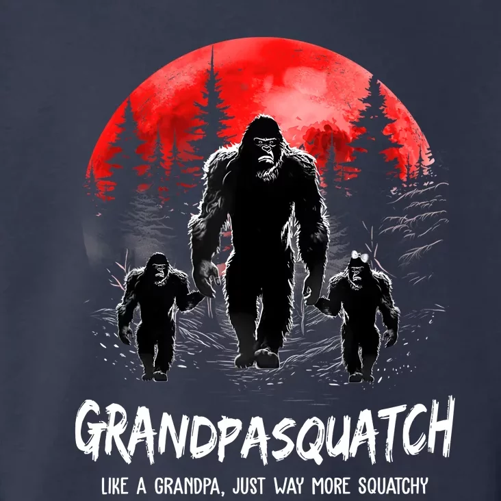 Grandpa Squatch Like A Grandpa Just Way More Squatchy Funny Toddler Hoodie