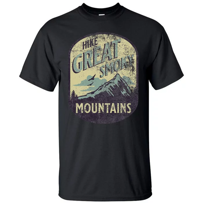 Great Smoky Mountains Nature Hike Mountain Outdoors Tall T-Shirt