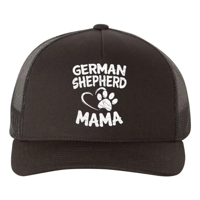 German Shepherd Mama Lover Mom Dog Owner Gifts Yupoong Adult 5-Panel Trucker Hat