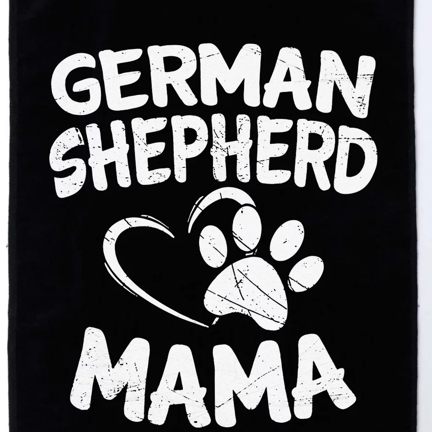 German Shepherd Mama Lover Mom Dog Owner Gifts Platinum Collection Golf Towel