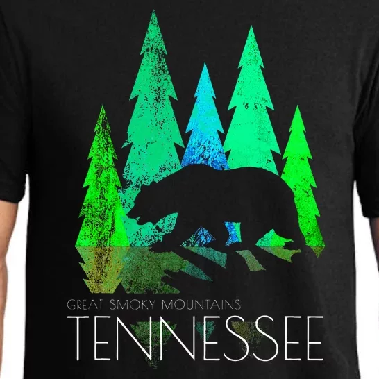 Great Smoky Mountains Tennessee Black Bear Tennessee Pajama Set