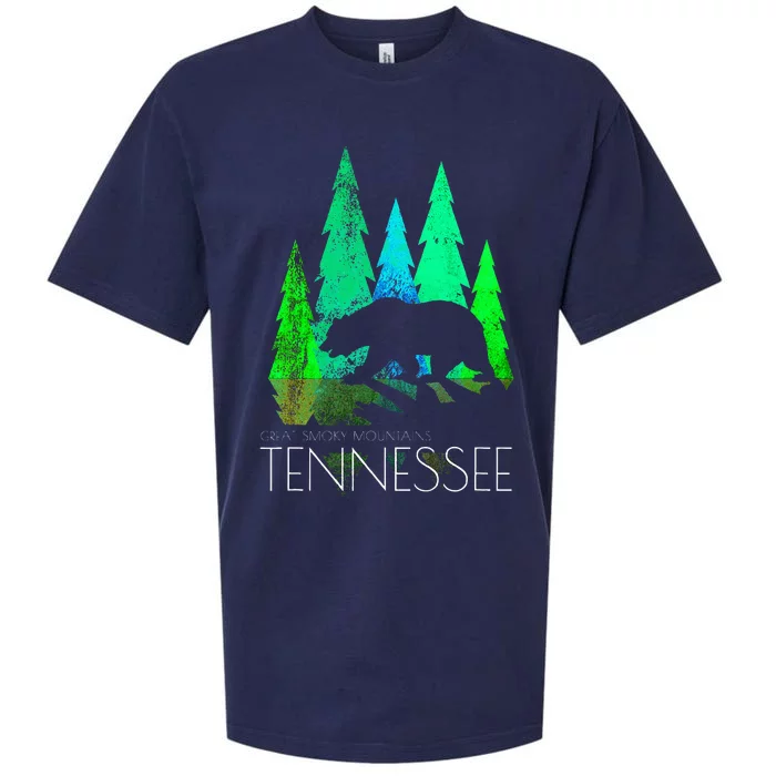 Great Smoky Mountains Tennessee Black Bear Tennessee Sueded Cloud Jersey T-Shirt