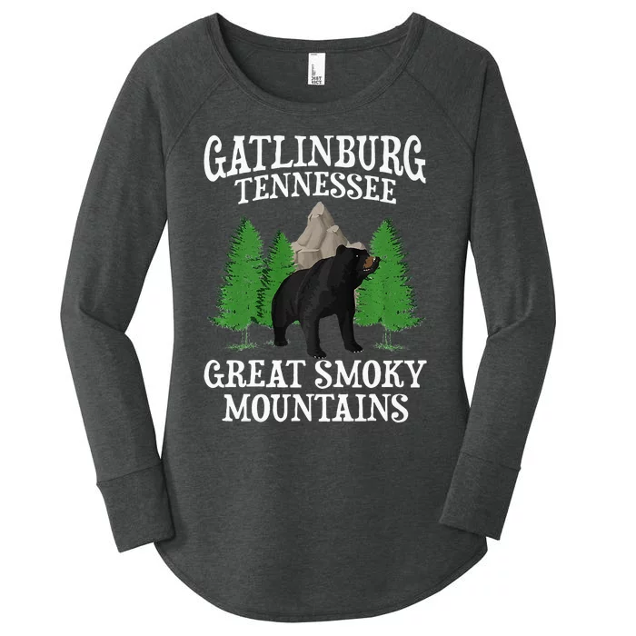 Great Smoky Mountains National Park Gatlinburg Tennessee USA Women's Perfect Tri Tunic Long Sleeve Shirt