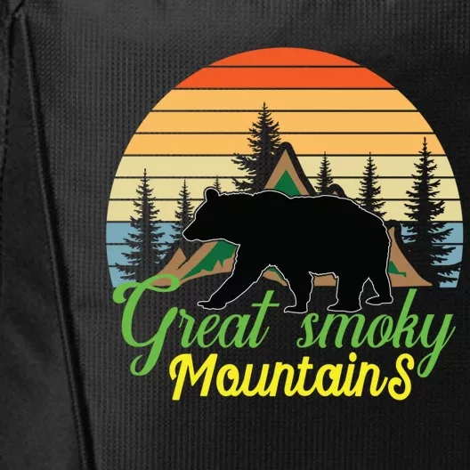 Great Smoky Mountains Bear Tennessee Gatlinburg Nature Great Gift City Backpack