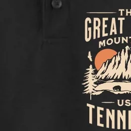 Great Smoky Mountains National Park Tennessee Hike Outdoors Dry Zone Grid Performance Polo