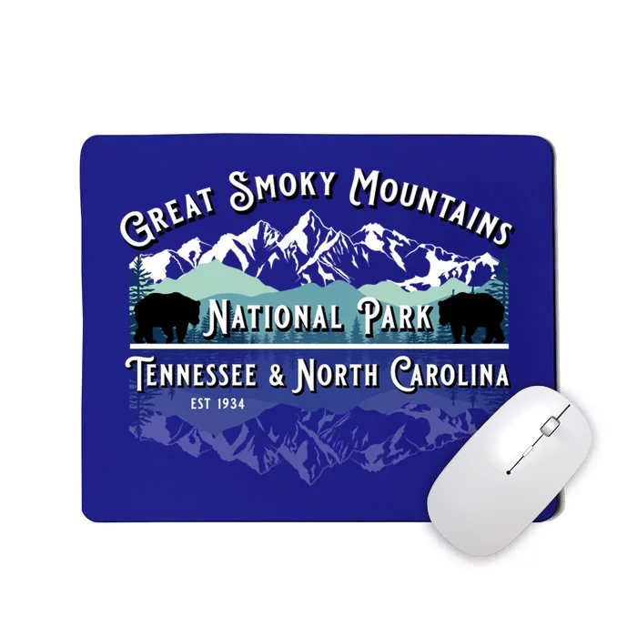 Great Smoky Mountains National Park Bear Hiking Souvenir Gift Mousepad