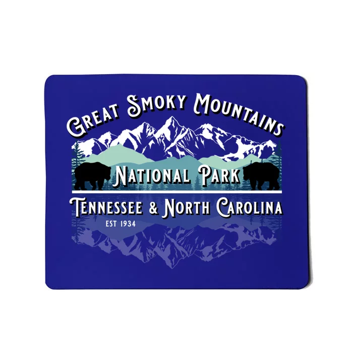 Great Smoky Mountains National Park Bear Hiking Souvenir Gift Mousepad