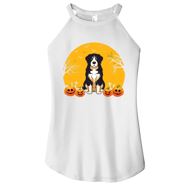 Greater Swiss Mountain Dog Lovers Matching Halloween Costume Women’s Perfect Tri Rocker Tank