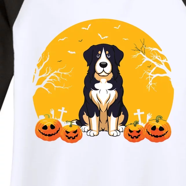 Greater Swiss Mountain Dog Lovers Matching Halloween Costume Women's Tri-Blend 3/4-Sleeve Raglan Shirt