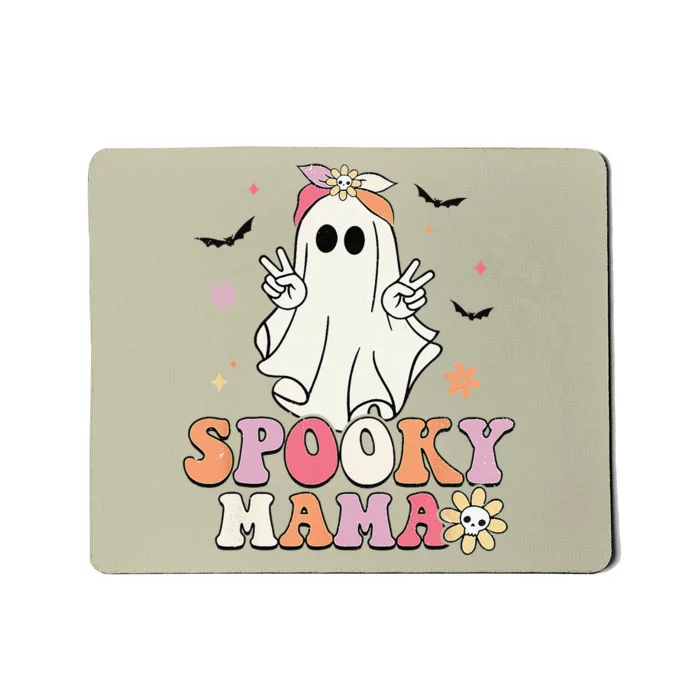 Groovy Spooky Mama Birthday Family Matching Halloween Mousepad