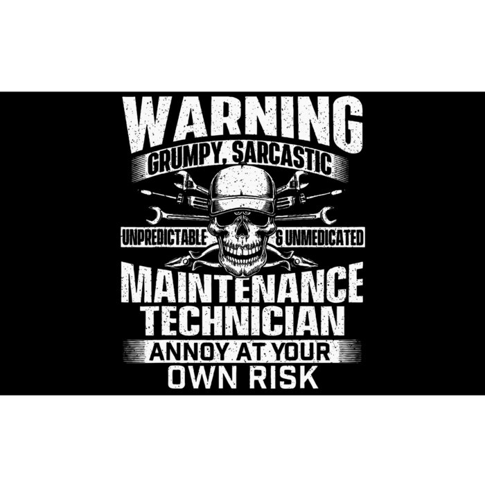 Grumpy Sarcastic Maintenance Technician Repairman Handyman Bumper Sticker