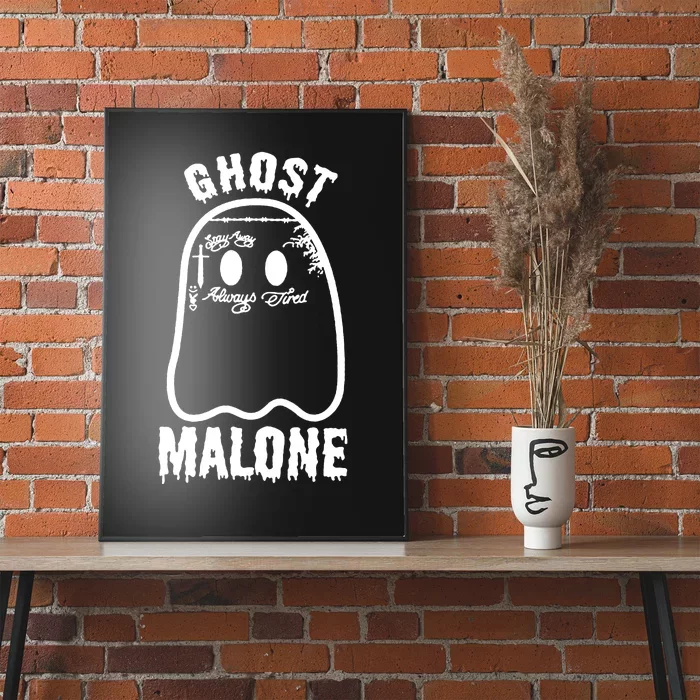 Ghost Spooky Malone Halloween Poster