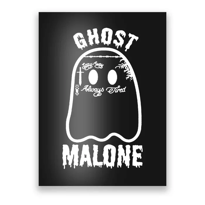 Ghost Spooky Malone Halloween Poster